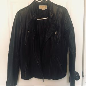 MIchael Kors Black Leather Jacket